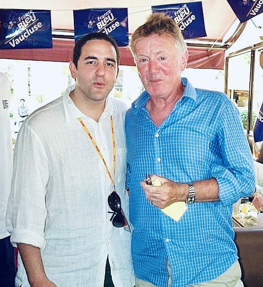 Emmanuel Saada avec Adrian Lyne au French-American Film Festival d’Avignon en 2003