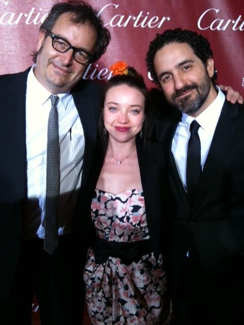 Emmanuel Saada, Aurélia Poirier et un réalisateur · Palm Springs · 2013